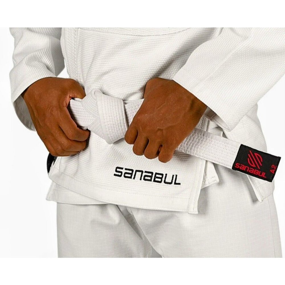 Sanabul Brazilian Jiu Jitsu Belt size A3, White